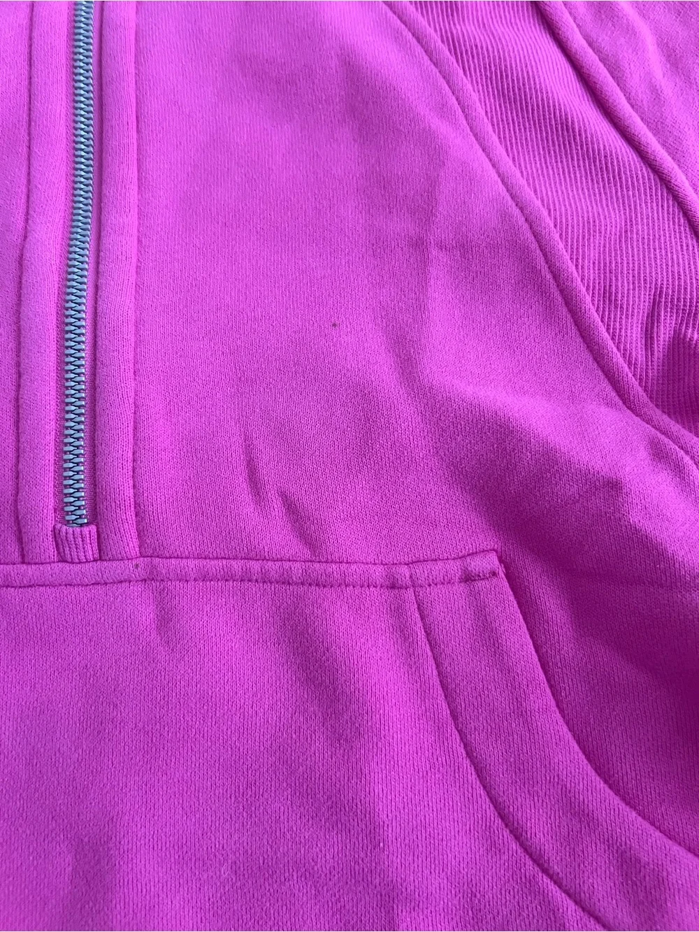 Lululemon 1/2 Zip Cropped Scuba Sweatshirt - Picture 6 of 14